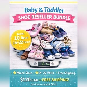 BABY & TODDLER SHOES RESELLER BUNDLE – 10 LBS